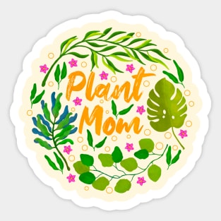 Plant Mom Sticker